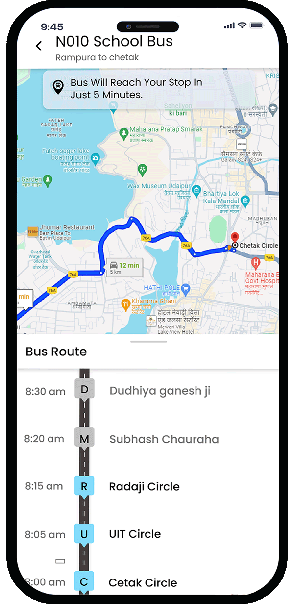 School bus live location